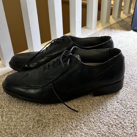 nunn bush lites black stowell vintage mens shoes size 8